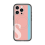 スリムプロテクションプレミアムケース with MagSafe［ オリジナル - initial color line - S pink ］