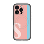 スリムプロテクションプレミアムケース with MagSafe［ オリジナル - initial color line - S pink ］