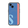 スリムプロテクションプレミアムケース with MagSafe［ オリジナル - initial color line - S blue ］