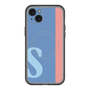 スリムプロテクションプレミアムケース with MagSafe［ オリジナル - initial color line - S blue ］