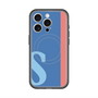 スリムプロテクションプレミアムケース with MagSafe［ オリジナル - initial color line - S blue ］