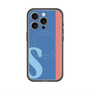 スリムプロテクションプレミアムケース with MagSafe［ オリジナル - initial color line - S blue ］