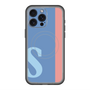 スリムプロテクションプレミアムケース with MagSafe［ オリジナル - initial color line - S blue ］