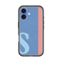スリムプロテクションプレミアムケース with MagSafe［ オリジナル - initial color line - S blue ］