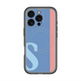 スリムプロテクションプレミアムケース with MagSafe［ オリジナル - initial color line - S blue ］