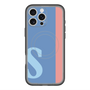 スリムプロテクションプレミアムケース with MagSafe［ オリジナル - initial color line - S blue ］