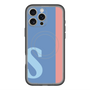 スリムプロテクションプレミアムケース with MagSafe［ オリジナル - initial color line - S blue ］