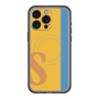 スリムプロテクションプレミアムケース with MagSafe［ オリジナル - initial color line - S orange ］
