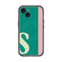 スリムプロテクションプレミアムケース with MagSafe［ オリジナル - initial color line - S green ］