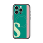 スリムプロテクションプレミアムケース with MagSafe［ オリジナル - initial color line - S green ］