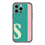 スリムプロテクションプレミアムケース with MagSafe［ オリジナル - initial color line - S green ］