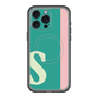 スリムプロテクションプレミアムケース with MagSafe［ オリジナル - initial color line - S green ］