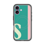 スリムプロテクションプレミアムケース with MagSafe［ オリジナル - initial color line - S green ］