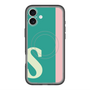 スリムプロテクションプレミアムケース with MagSafe［ オリジナル - initial color line - S green ］