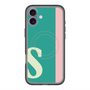 スリムプロテクションプレミアムケース with MagSafe［ オリジナル - initial color line - S green ］