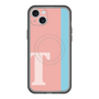 スリムプロテクションプレミアムケース with MagSafe［ オリジナル - initial color line - T pink ］