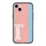 スリムプロテクションプレミアムケース with MagSafe［ オリジナル - initial color line - T pink ］