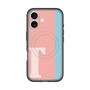 スリムプロテクションプレミアムケース with MagSafe［ オリジナル - initial color line - T pink ］