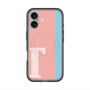 スリムプロテクションプレミアムケース with MagSafe［ オリジナル - initial color line - T pink ］