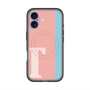 スリムプロテクションプレミアムケース with MagSafe［ オリジナル - initial color line - T pink ］