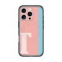スリムプロテクションプレミアムケース with MagSafe［ オリジナル - initial color line - T pink ］