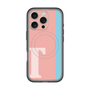 スリムプロテクションプレミアムケース with MagSafe［ オリジナル - initial color line - T pink ］