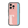 スリムプロテクションプレミアムケース with MagSafe［ オリジナル - initial color line - T pink ］