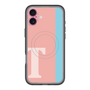 スリムプロテクションプレミアムケース with MagSafe［ オリジナル - initial color line - T pink ］