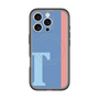 スリムプロテクションプレミアムケース with MagSafe［ オリジナル - initial color line - T blue ］