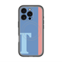 スリムプロテクションプレミアムケース with MagSafe［ オリジナル - initial color line - T blue ］