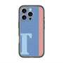 スリムプロテクションプレミアムケース with MagSafe［ オリジナル - initial color line - T blue ］