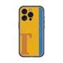 スリムプロテクションプレミアムケース with MagSafe［ オリジナル - initial color line - T orange ］