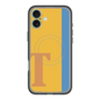 スリムプロテクションプレミアムケース with MagSafe［ オリジナル - initial color line - T orange ］