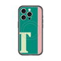 スリムプロテクションプレミアムケース with MagSafe［ オリジナル - initial color line - T green ］
