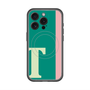 スリムプロテクションプレミアムケース with MagSafe［ オリジナル - initial color line - T green ］