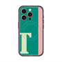 スリムプロテクションプレミアムケース with MagSafe［ オリジナル - initial color line - T green ］