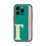 スリムプロテクションプレミアムケース with MagSafe［ オリジナル - initial color line - T green ］