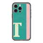 スリムプロテクションプレミアムケース with MagSafe［ オリジナル - initial color line - T green ］