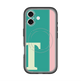 スリムプロテクションプレミアムケース with MagSafe［ オリジナル - initial color line - T green ］