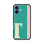 スリムプロテクションプレミアムケース with MagSafe［ オリジナル - initial color line - T green ］