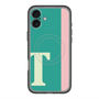 スリムプロテクションプレミアムケース with MagSafe［ オリジナル - initial color line - T green ］