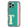 スリムプロテクションプレミアムケース with MagSafe［ オリジナル - initial color line - T green ］