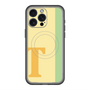 スリムプロテクションプレミアムケース with MagSafe［ オリジナル - initial color line - T yellow ］