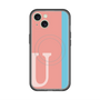 スリムプロテクションプレミアムケース with MagSafe［ オリジナル - initial color line - U pink ］