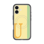 スリムプロテクションプレミアムケース with MagSafe［ オリジナル - initial color line - U yellow ］