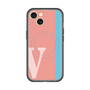 スリムプロテクションプレミアムケース with MagSafe［ オリジナル - initial color line - V pink ］
