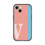 スリムプロテクションプレミアムケース with MagSafe［ オリジナル - initial color line - V pink ］