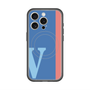 スリムプロテクションプレミアムケース with MagSafe［ オリジナル - initial color line - V blue ］