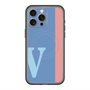 スリムプロテクションプレミアムケース with MagSafe［ オリジナル - initial color line - V blue ］