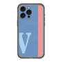 スリムプロテクションプレミアムケース with MagSafe［ オリジナル - initial color line - V blue ］
